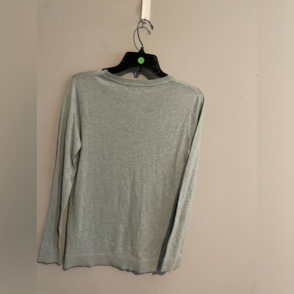 The Line Womens Small light blue Balbina Crew Neck Sweater Cotton Silk Nylon - Picture 5 of 6